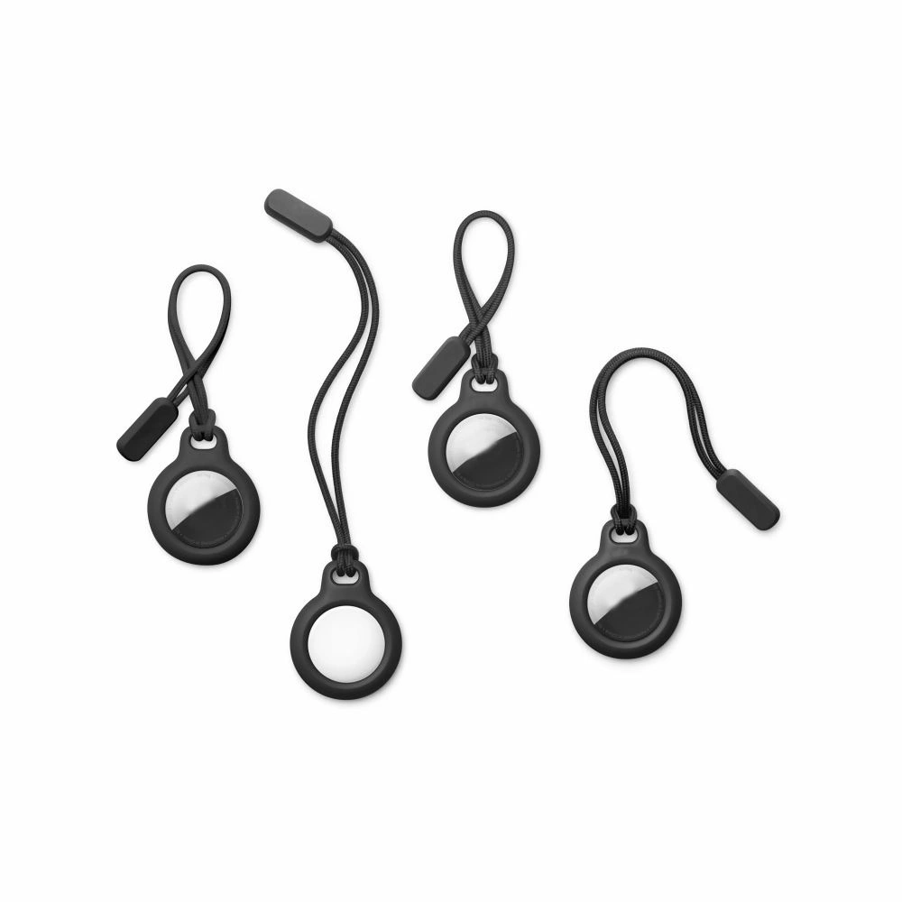 Tech-Protect Rough Chain Apple Airtag Black [2 PACK]