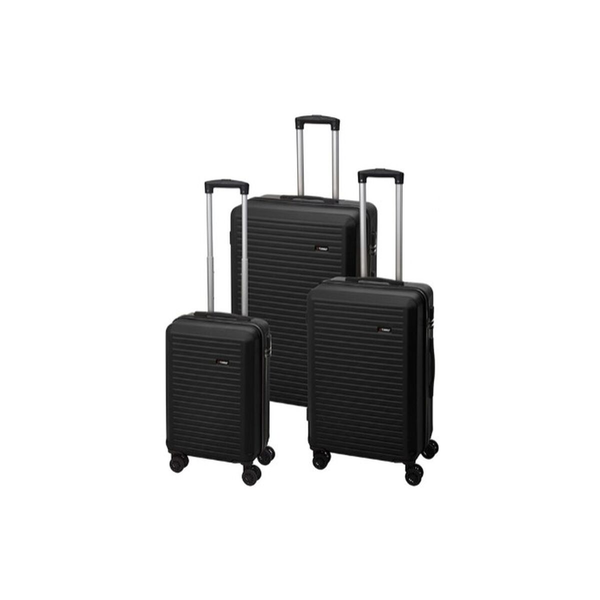 Set of suitcases Proworld dg4700050 Black 50 x 30 x 73,5 cm 44 x 27 x 65 cm 37 x 23 x 56 cm (3 Pieces)