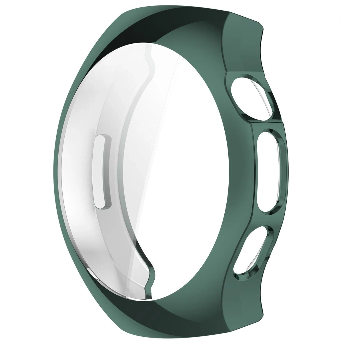 Etui z osłoną ekranu Bizon Case Watch Felipe do Huawei Watch 5 46mm zielone