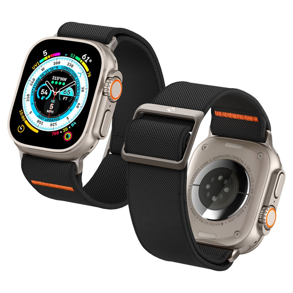 Spigen Fit Lite Ultra Apple Watch 4/5/6/7/SE/8/Ultra 44/45/49mm Black