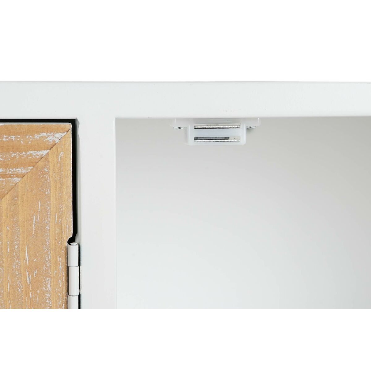 Beistelltisch DKD Home Decor Tanne Metall Weiß 120 x 35 x 90 cm