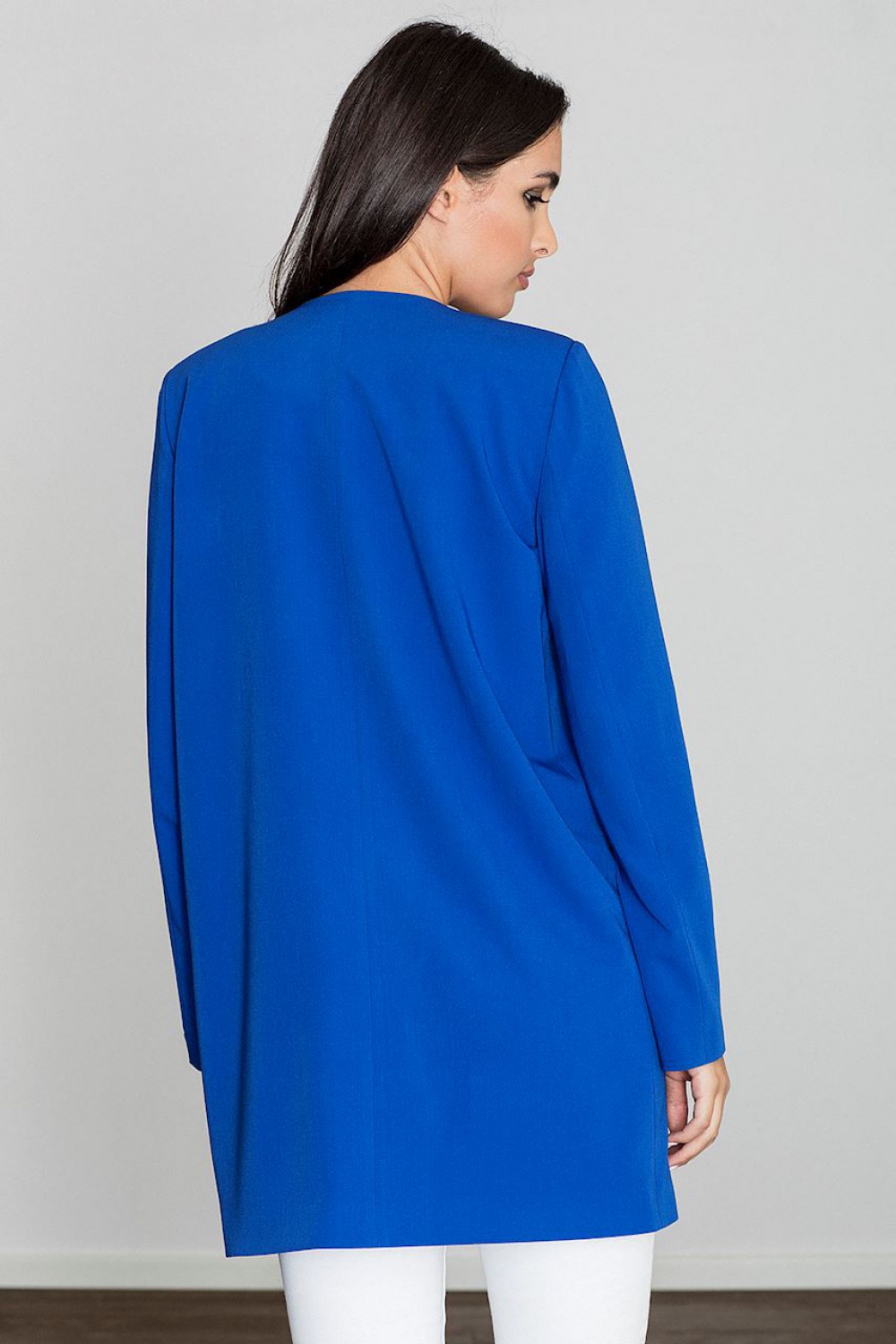 Coat model 111122 Figl blue Ladies