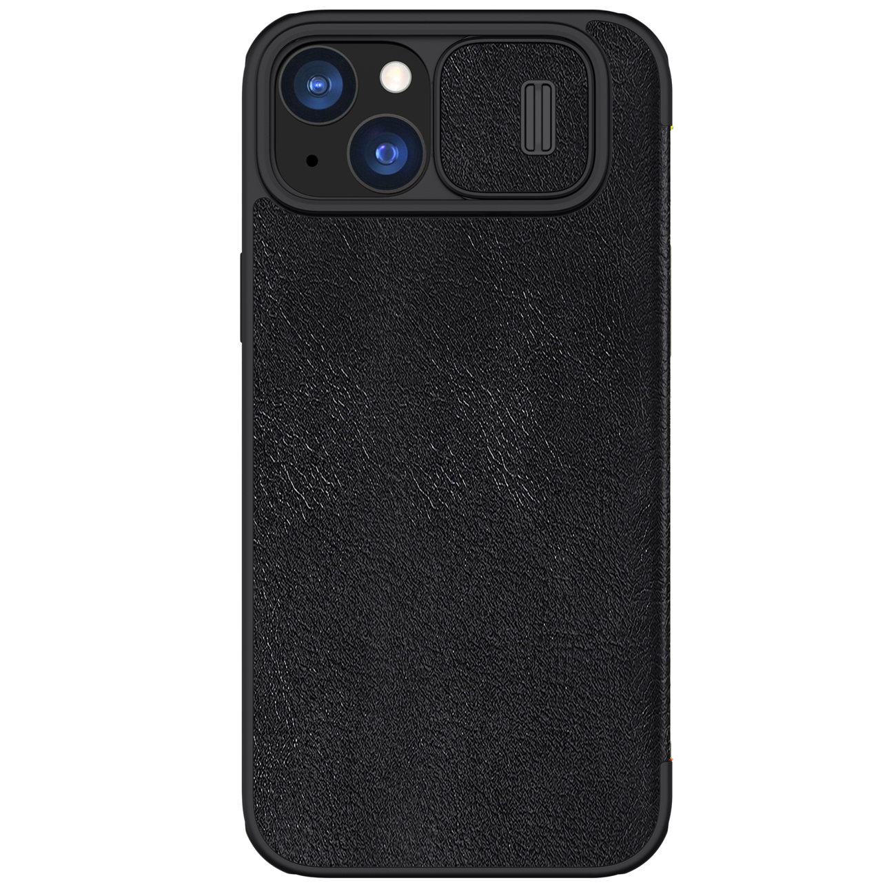 Nillkin Qin Leather Pro with camera cover Apple iPhone 15 Plus / 14 Plus black