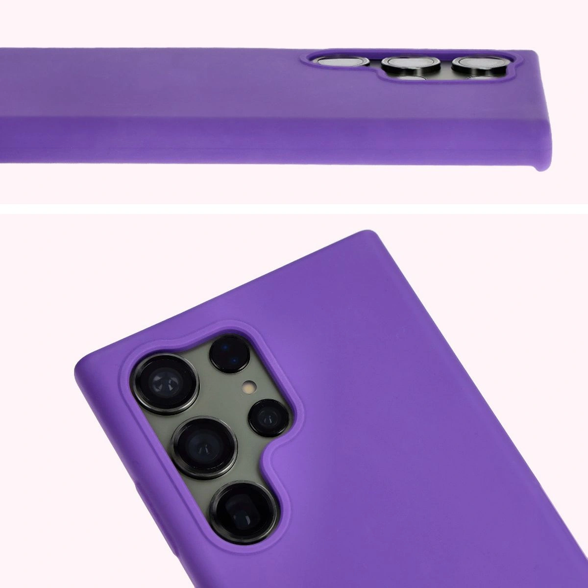 Bizon Soft Case Samsung Galaxy S23 Ultra purple