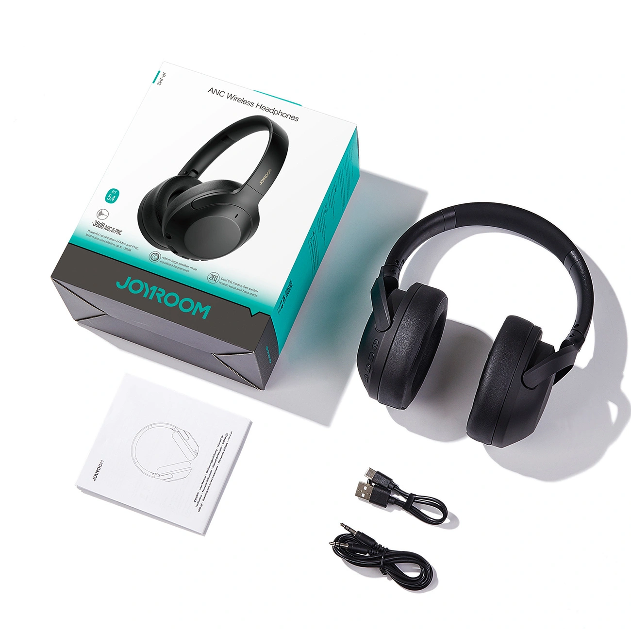 Joyroom J-Head Series JR-JH2 ANC Bluetooth 5.4 wireless in-ear headphones black