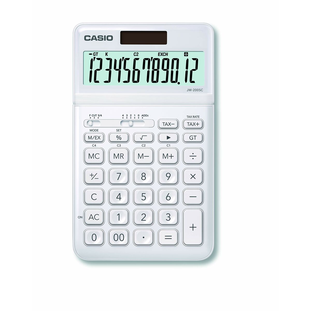 Calculator Casio JW-200SC-WE White Plastic (18,3 x 10,9 x 1 cm)