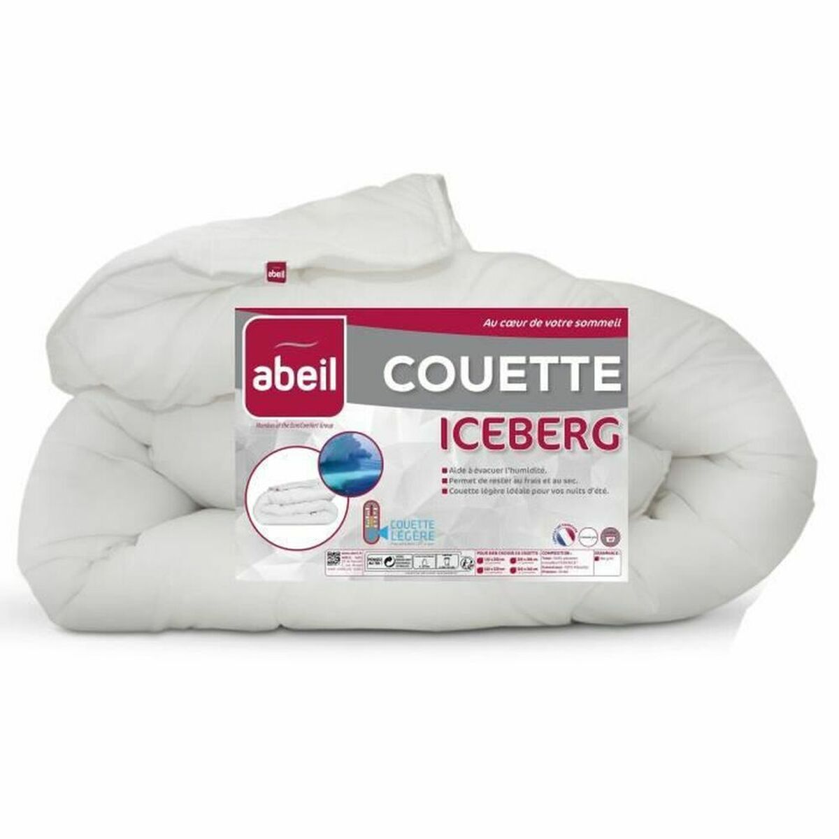 Duvet Abeil Iceberg White Light 220 x 240 cm 200 g/m²
