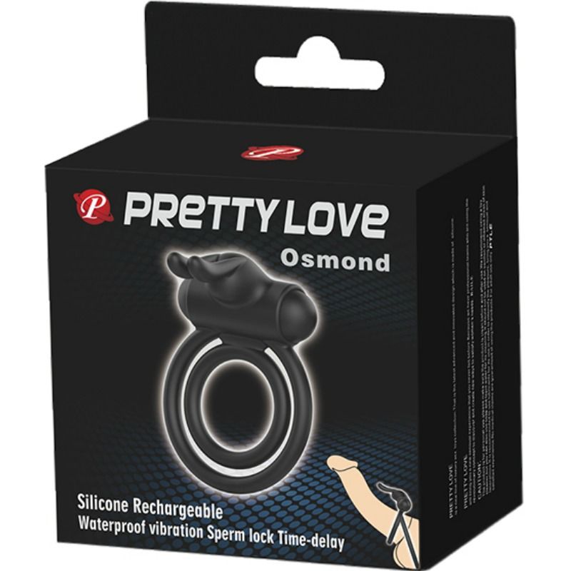 PRETTY LOVE OSMOND SILICONE VIBRATING RING