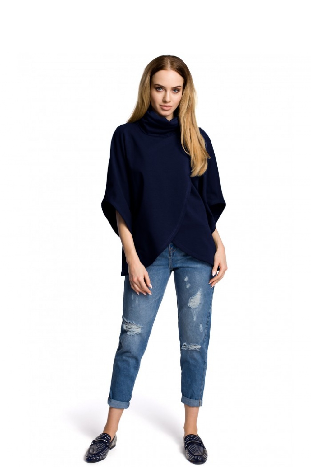  Blouse model 150134 Moe  navy blue