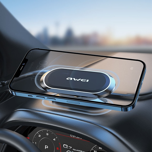 AWEI X20 Dashboard Magnetic Car Mount Black 