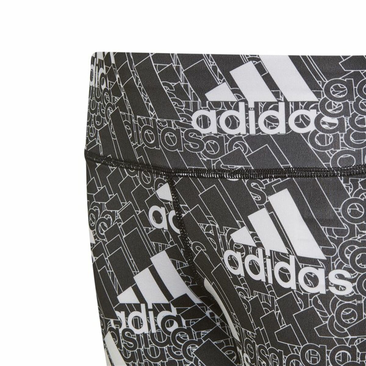 Sports Leggings Adidas Designed To Move Grey Black