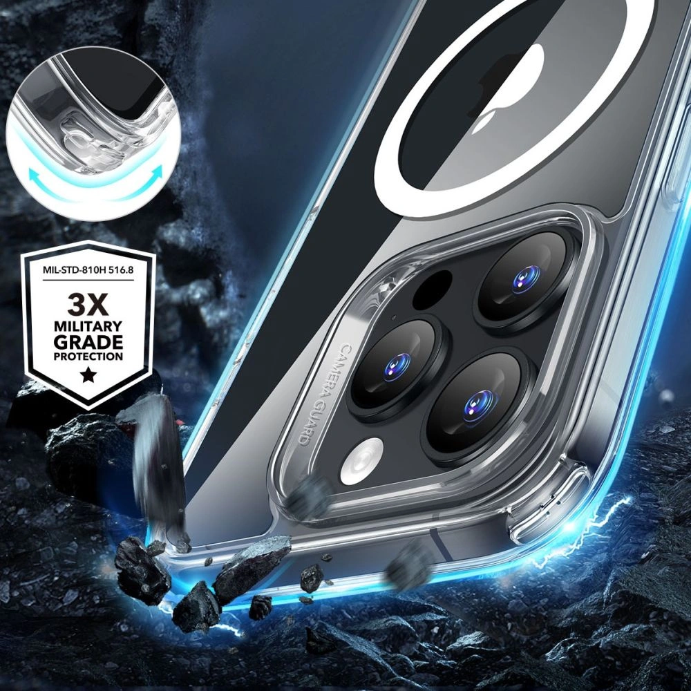 ESR Classic Hybrid Halolock MagSafe & Tempered Glass Apple iPhone 16 Pro Clear