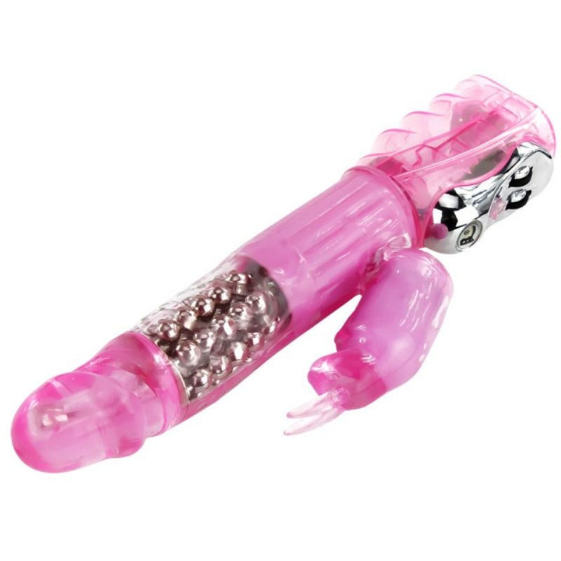 VIBRATOR WITH CLIT STIMULATION MULTISPEED MULTIROTATION