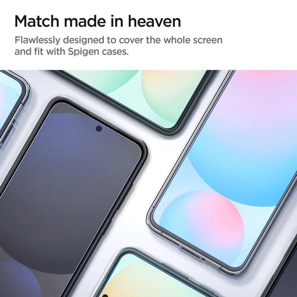 Spigen GLAS.tR ez Fit Samsung Galaxy S24 FE Clear [2 PACK]