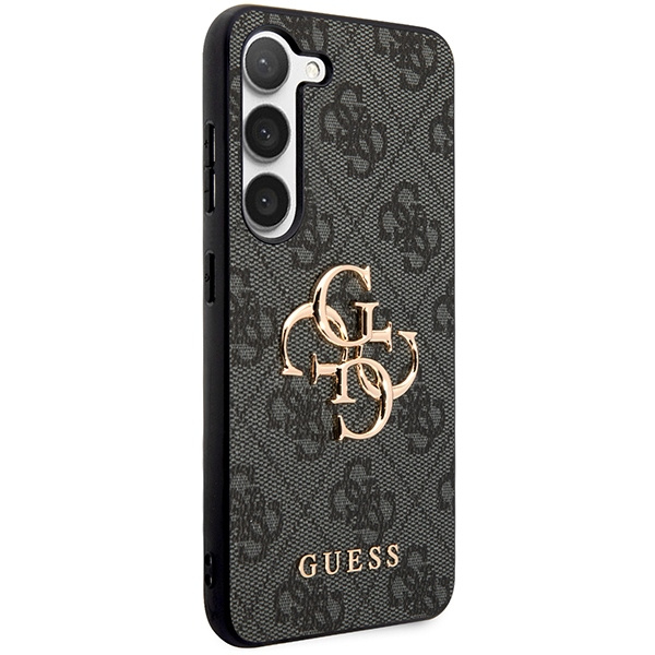 Guess GUHCSA354GMGGR Samsung Galaxy A35 hardcase 4G Big Metal Logo black