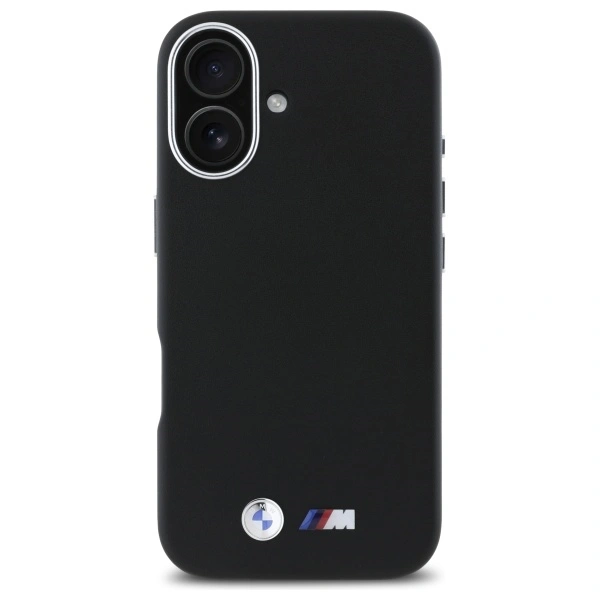 BMW BMHCP16S23PMWK Apple iPhone 16 hardcase M Smooth Full Wrapped Metal black