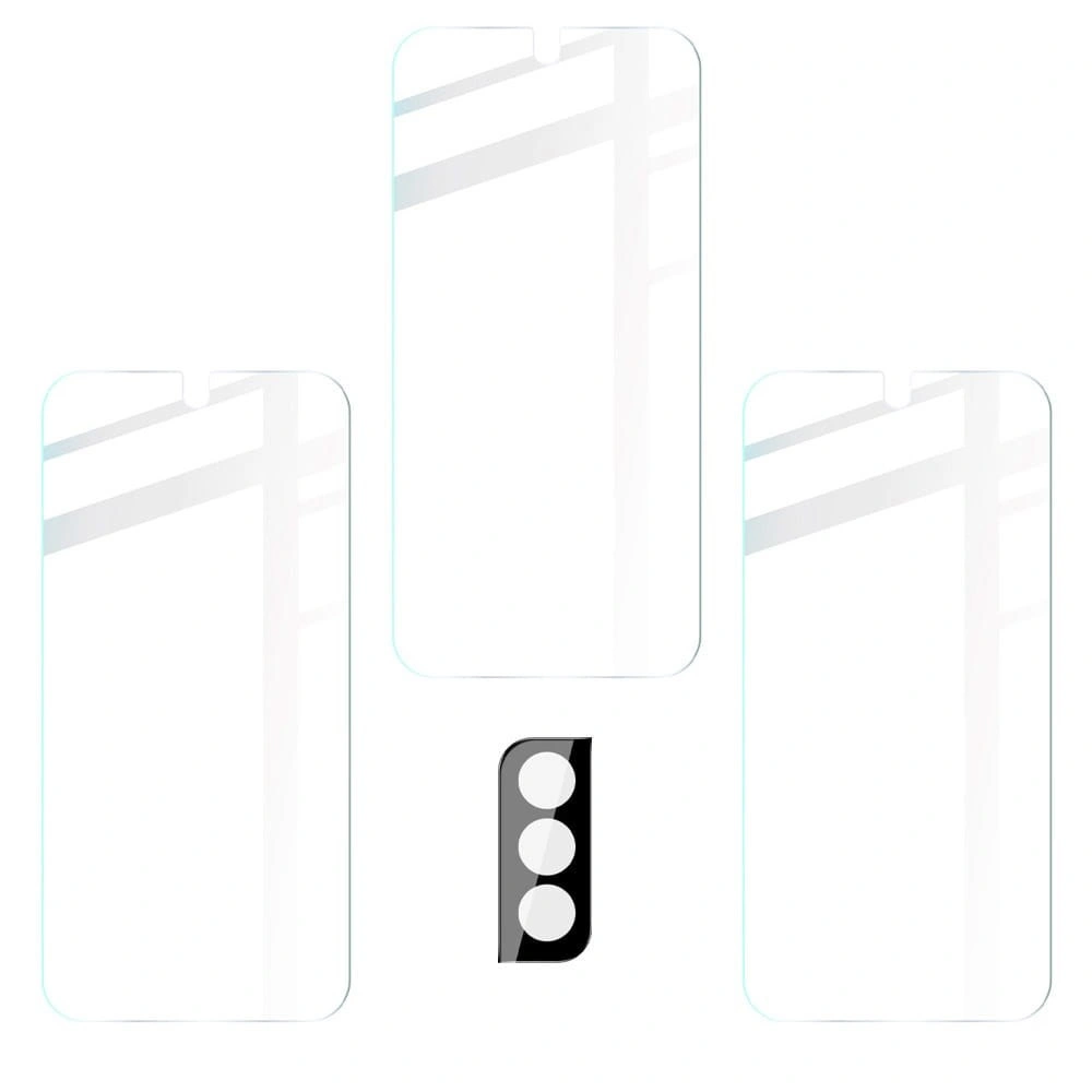 Bizon Glass Clear tempered glass - 3 pcs. + lens glass Samsung Galaxy S22 Plus