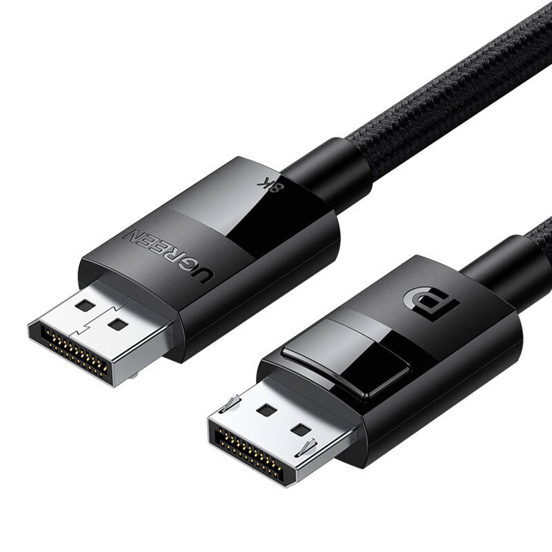 UGREEN 80391 2xDisplayPort 1.4 male-male braided video cable 1.5m