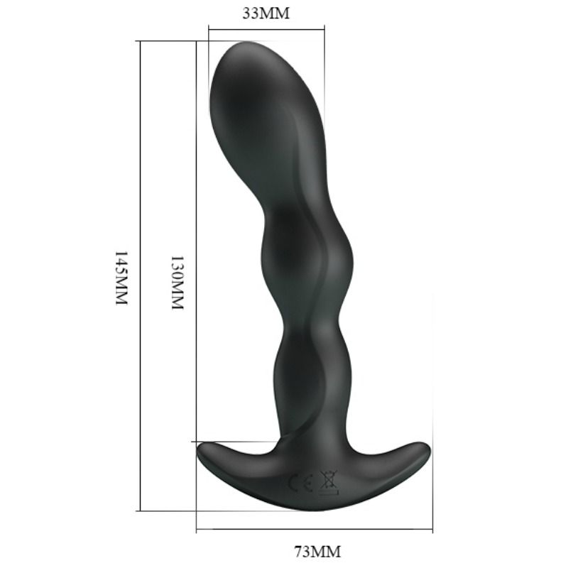 PRETTY LOVE ANAL MASSAGER 12 FUNCTIONS VIBRATION