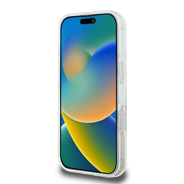 Guess GUHMP16LHFWFCT Apple iPhone 16 Pro hardcase IML Flowers Wreath MagSafe clear