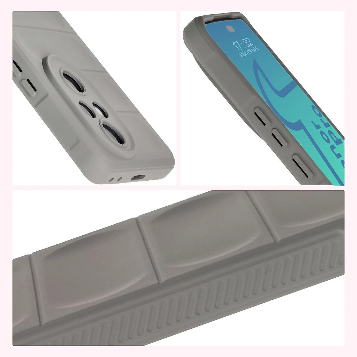 Bizon Case Tur Honor 200 Pro light grey