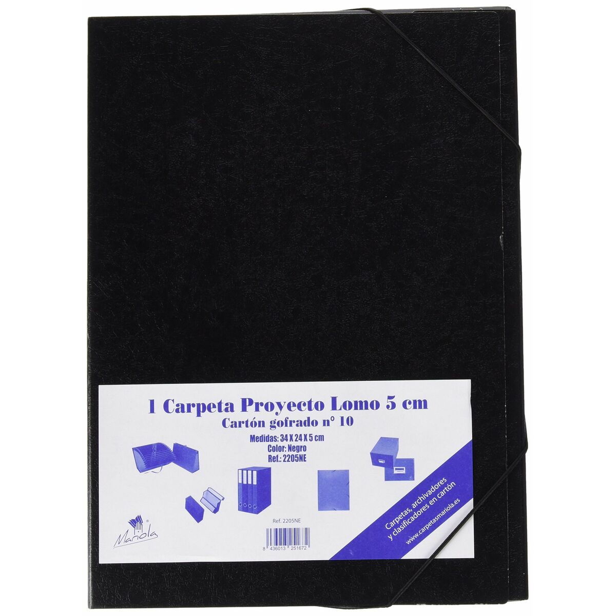 Organiser Folder Mariola Black