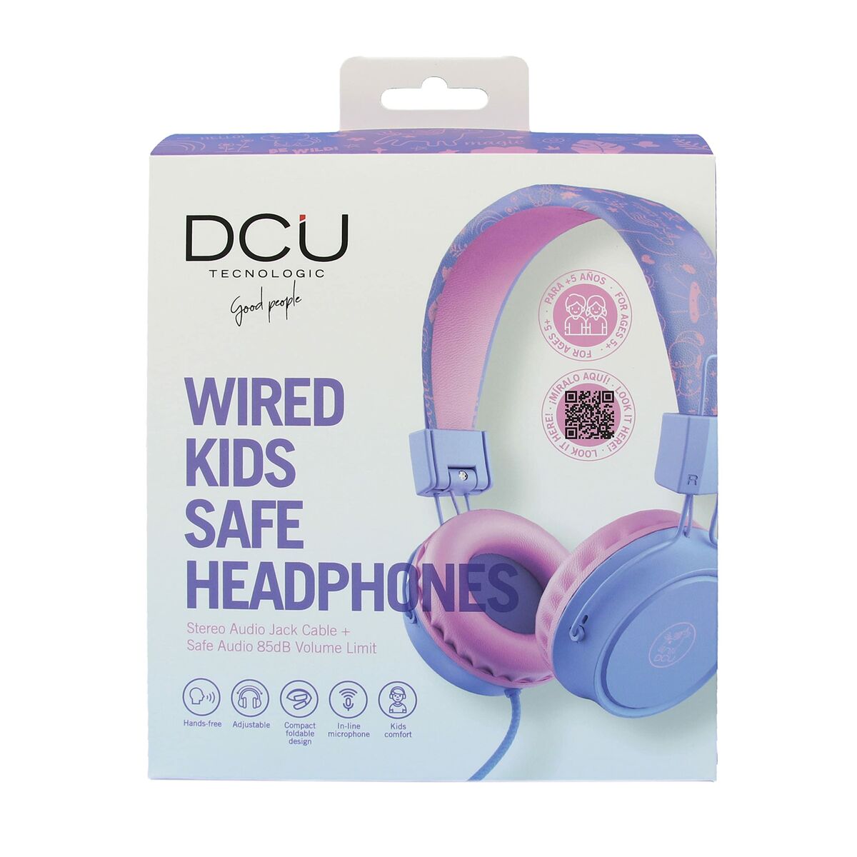 Słuchawki DCU SAFE Różowy