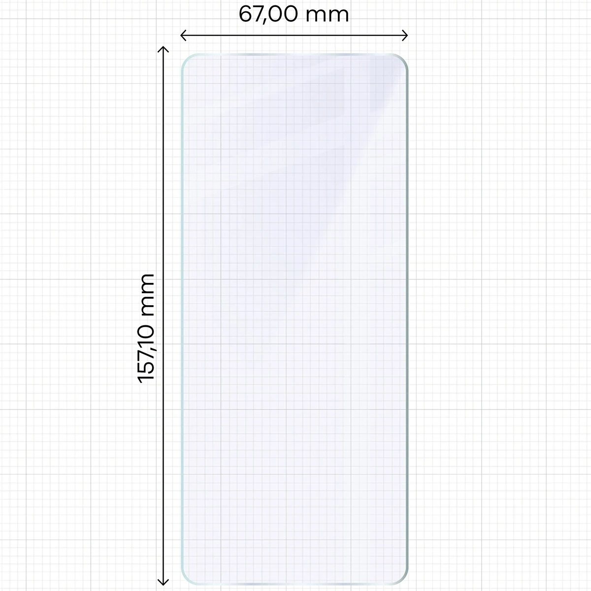 Elastyczne szkło hybrydowe Bizon Glass Mule do Xiaomi Redmi Note 15 4G / 5G