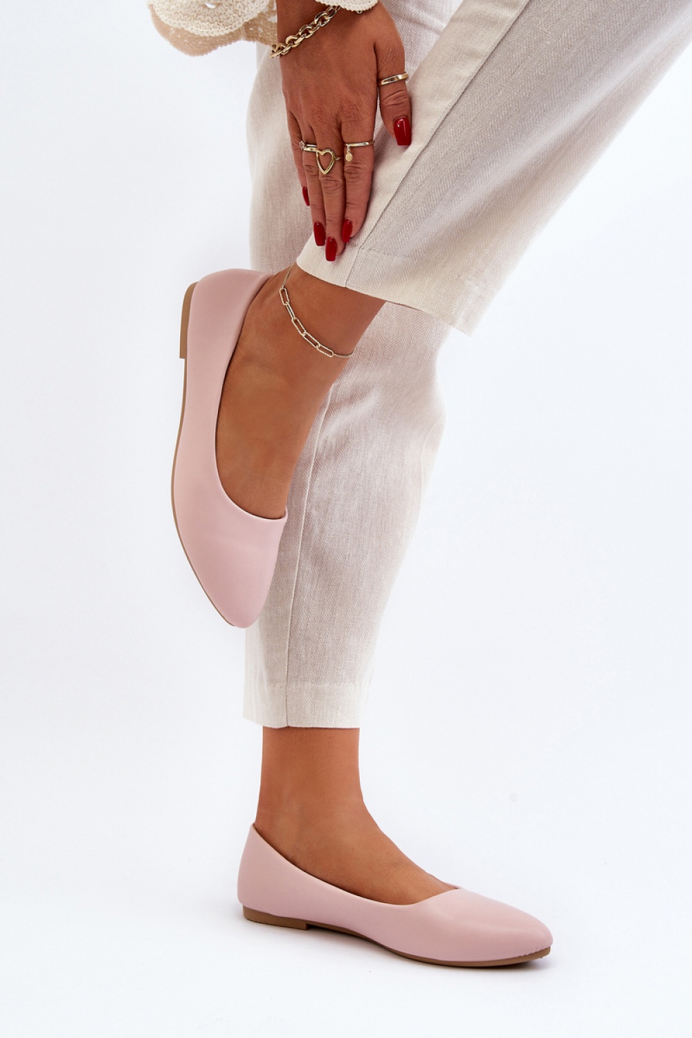  Ballet flats model 194360 Step in style  pink