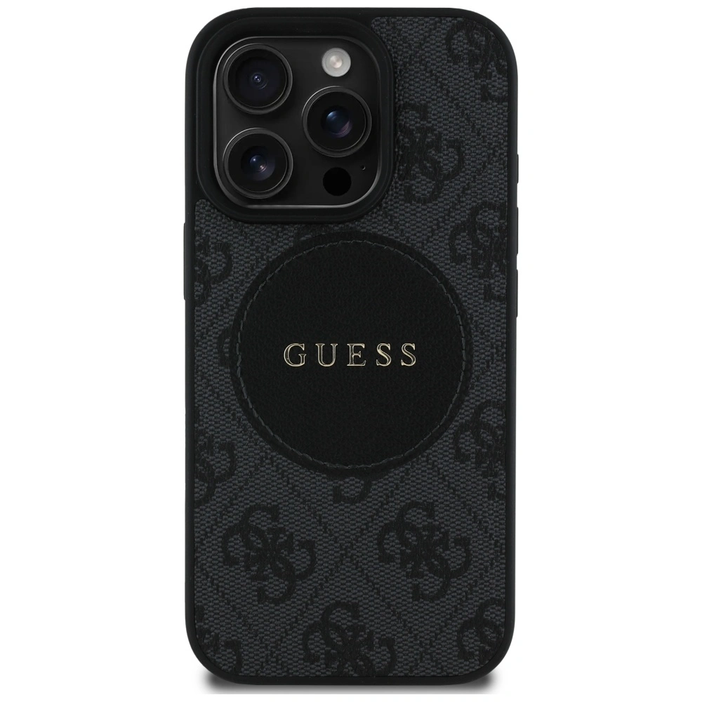 Guess 4G Circle Classic Logo MagSafe Apple iPhone 16 Pro Max black