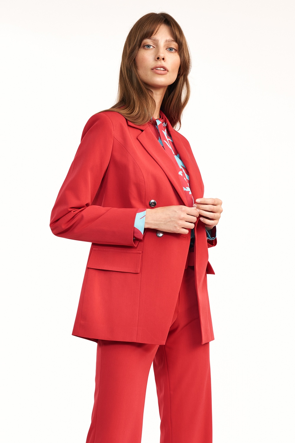  Jacket model 158667 Nife  red