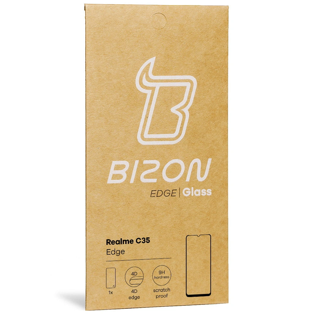 Bizon Glass Edge Realme C35 black