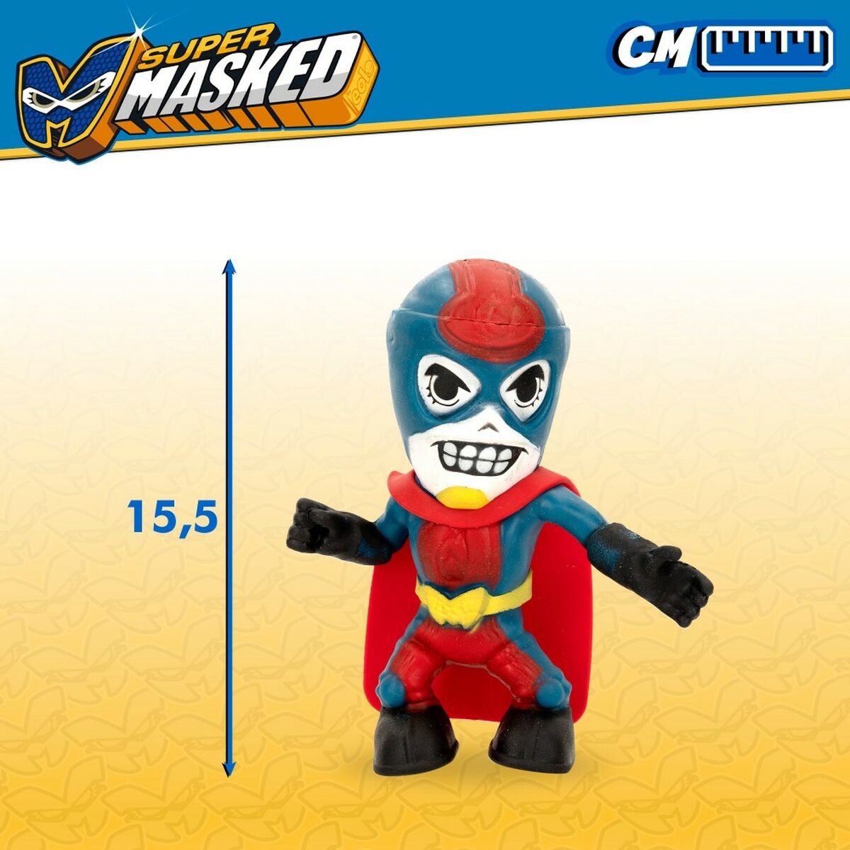 Collectable Figures Eolo Super Masked Pepper Man Elastic 14 x 15,5 x 5,5 cm (12 Units)