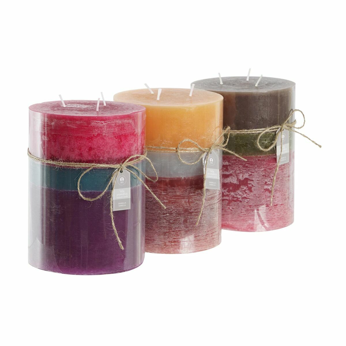 Candle DKD Home Decor (3) (3 Pieces)