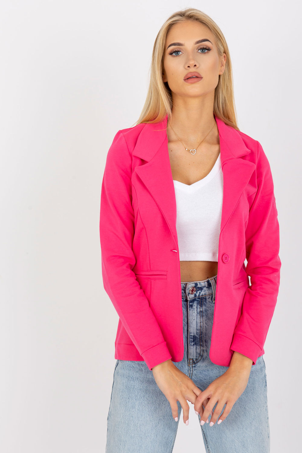  Jacket model 171265 Och Bella  pink