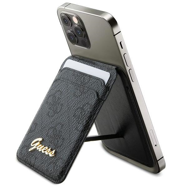 Guess Wallet Card Slot Stand GUWMSHG4SHK MagSafe 4G Classic Logo black