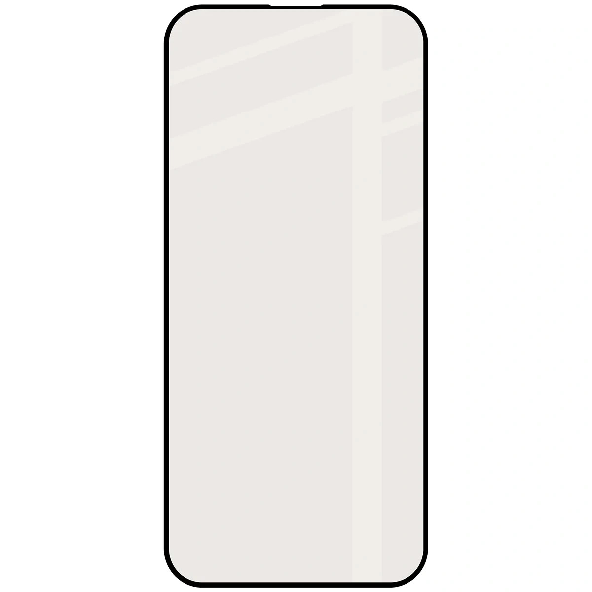 Matowe szkło hartowane Bizon Glass Matte do Apple iPhone 16 Pro Max, czarna ramka