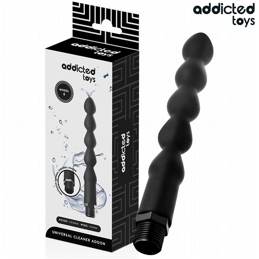 ADDICTED TOYS - ANAL CLEANER WITH UNIVERSAL ADAPTER MODEL 6