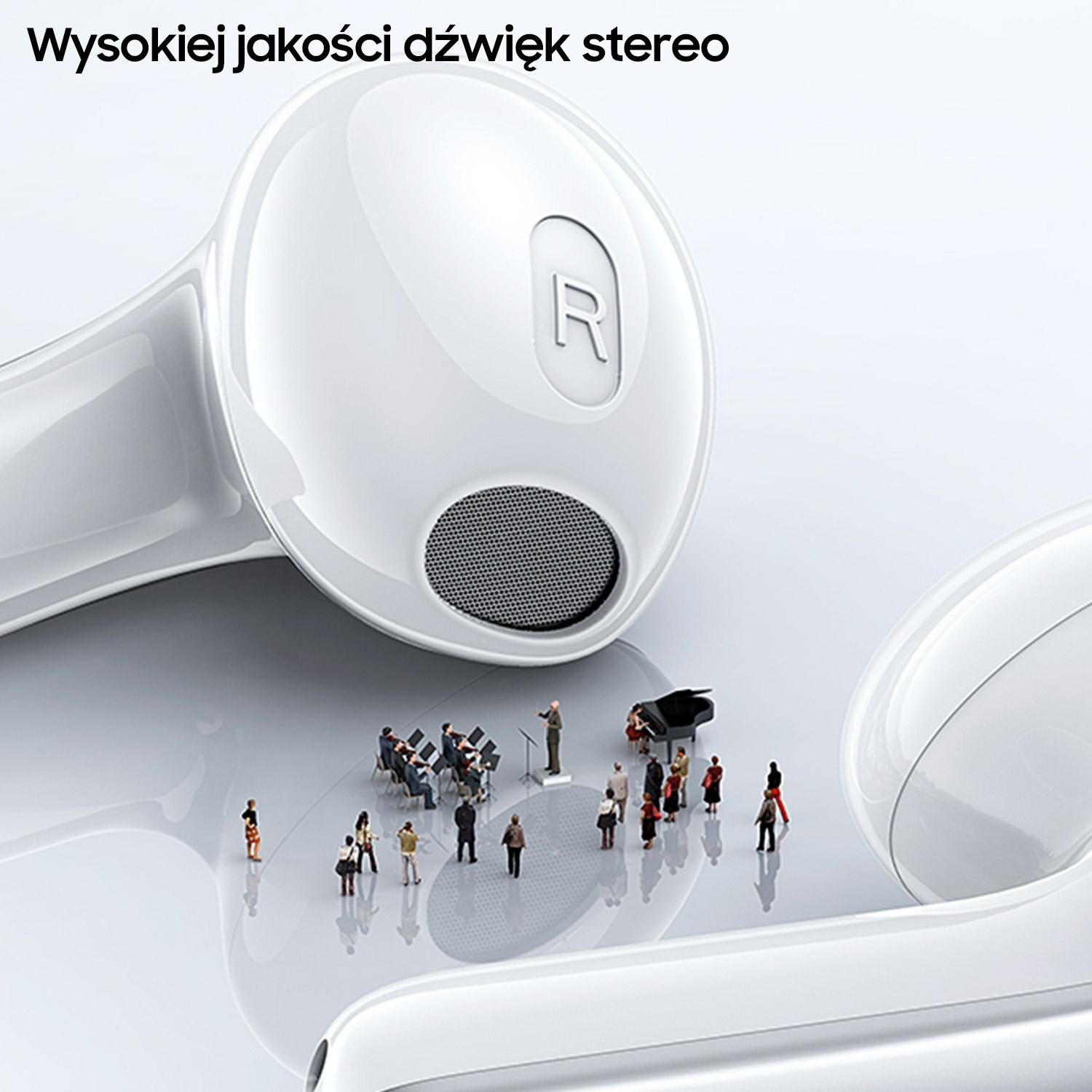 USAMS Earphones Bluetooth 5.1 TWS XH Series Dual mic blue BHUXH03