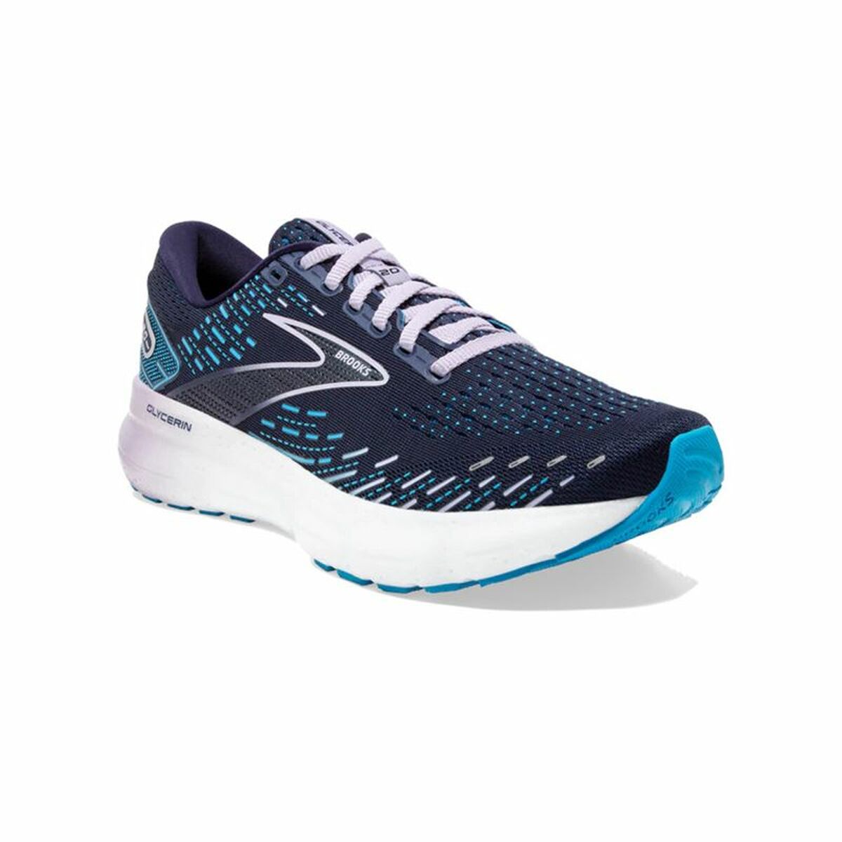 Running Shoes for Adults Brooks Glycerin 20 Wide Dark blue
