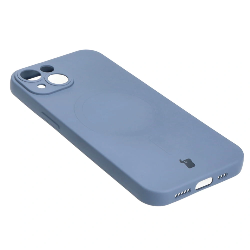 Bizon Case Silicone Magnetic Apple iPhone 14 grey