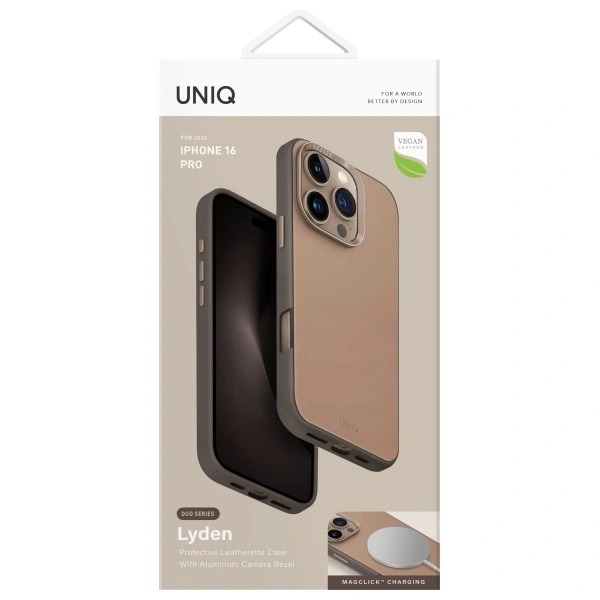 UNIQ Lyden DS Apple iPhone 16 Pro Magclick Charging flint grey