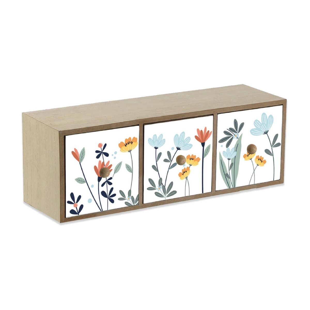 Pudełko na biżuterię Versa Selene 11 x 11 x 33 cm Drewno MDF