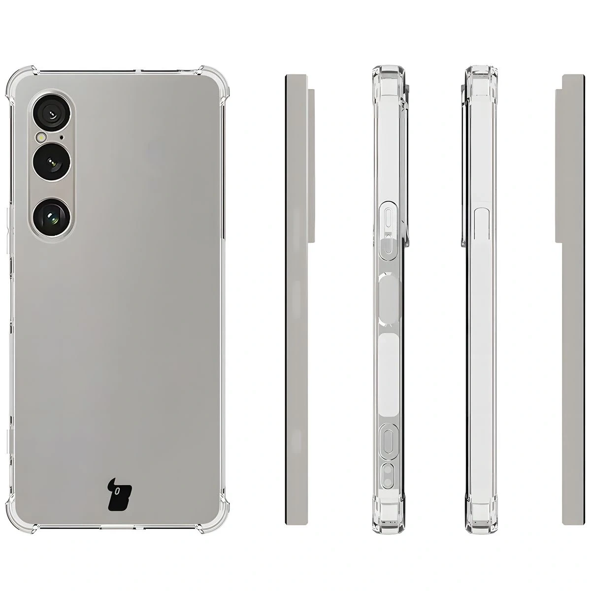 Elastyczne etui Bizon Case Salpa do Sony Xperia 1 VII przezroczyste