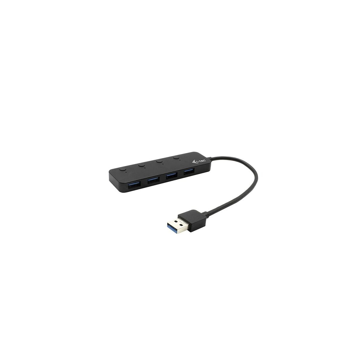 4-Port USB Hub i-Tec U3CHARGEHUB4 Black