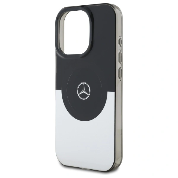 Mercedes MEHMP16L23HBIGK Apple iPhone 16 Pro hardcase Double Layer BiColor MagSafe black silver