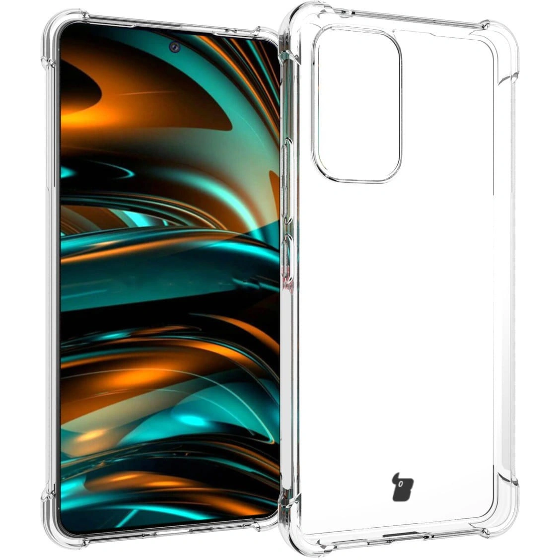 Bizon Case Clear Pack case + 2x screen glass + lens glass Samsung Galaxy A53 5G clear