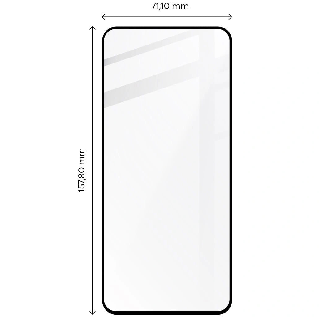 Bizon Glass Edge 2 POCO F5 Pro black