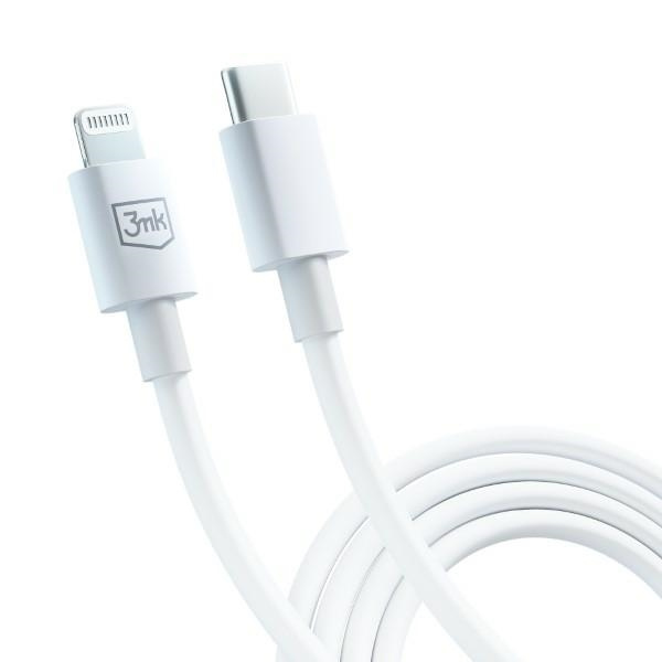 3MK cable Hyper USB-C / Lightning 20W 1.2m white