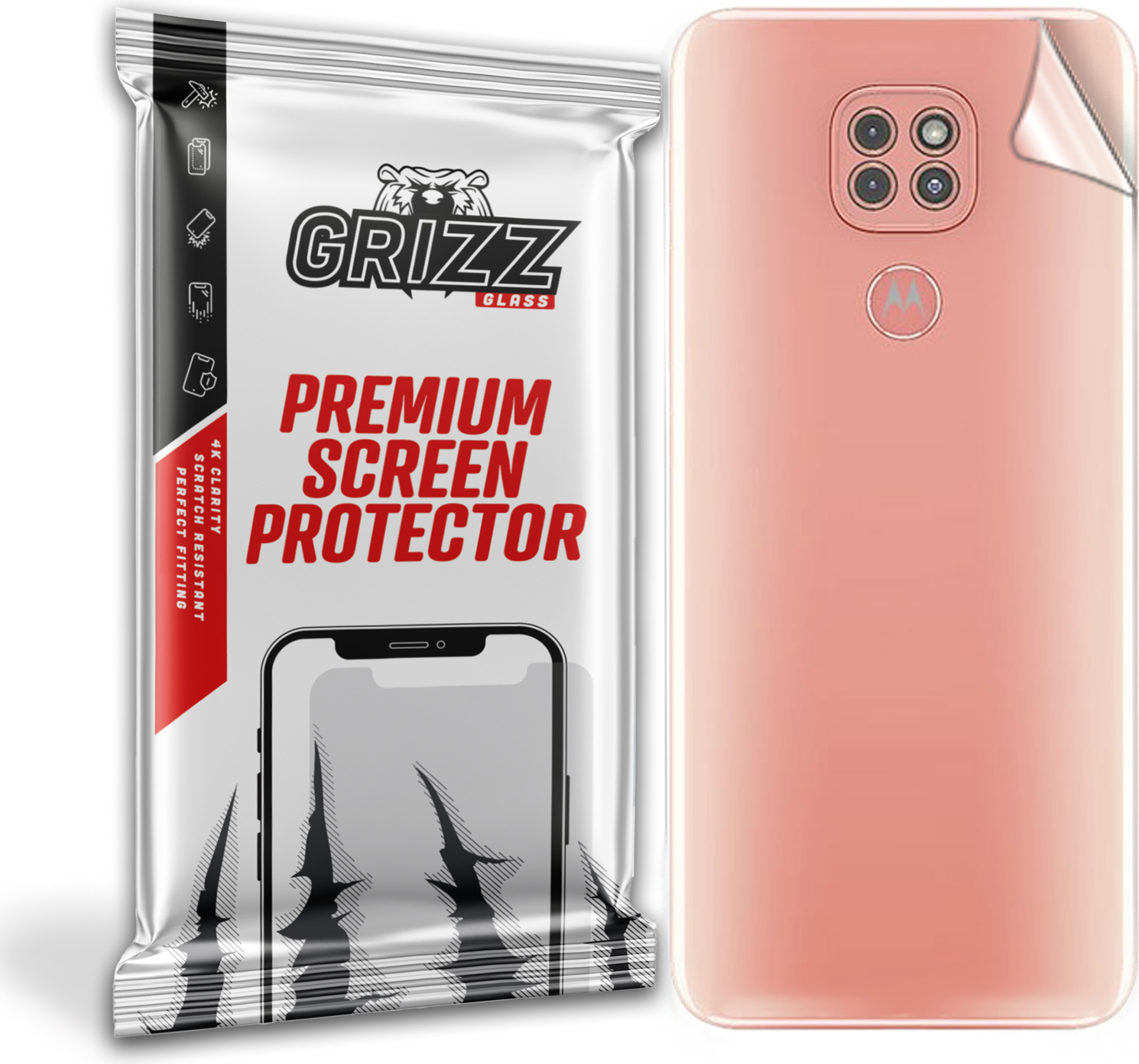 GrizzGlass SatinSkin Motorola Moto G9 Play